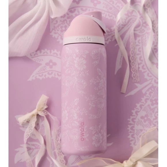 owala Accessories - Owala Pink Floral Water Bottle
